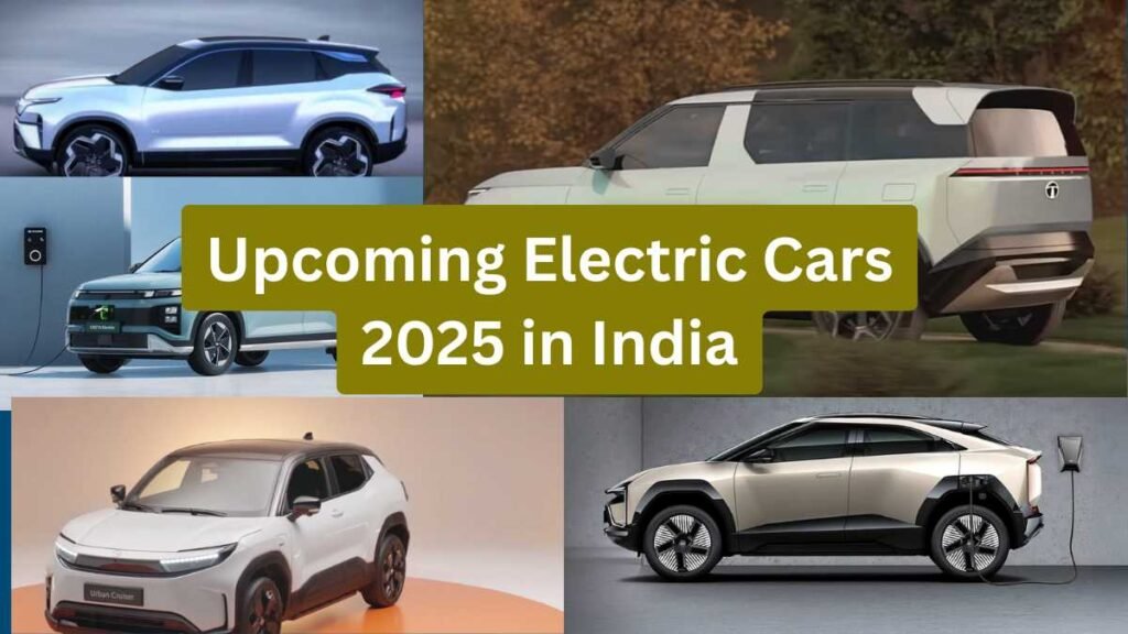 Upcoming Electric Cars 2025 in India